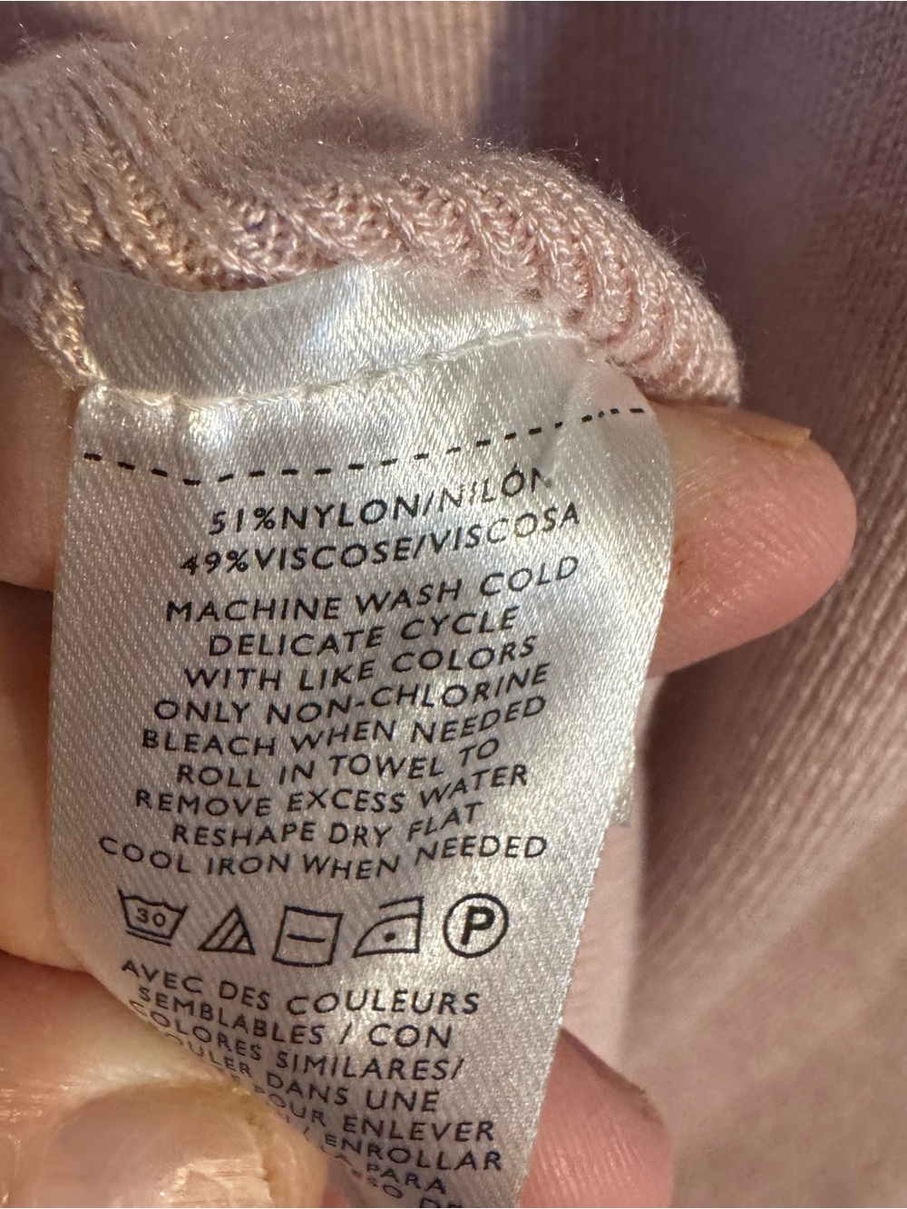 Ann Taylor Plus Dusty Pink Sleeveless Mock Neck Sweater - PLUS: 2X #11 - Picture 5 of 6